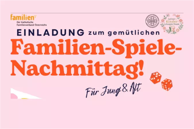 Einladung Spielenachmittag