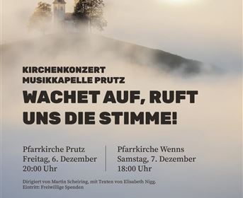 Kirchenkonzert der Musikkapelle Prutz