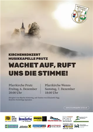 Kirchenkonzert der Musikkapelle Prutz