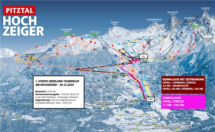 Tourencup Hochzeiger Strecke 2024