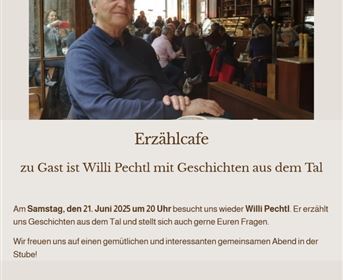 Willi Pechtl im Erzählcafe