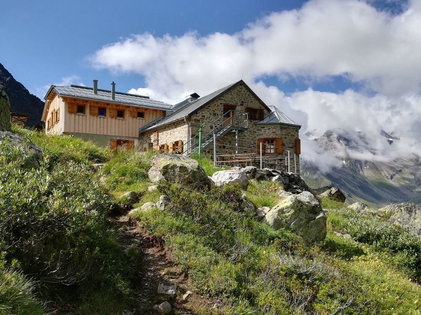 Auf dem Weg zur Rüsselsheimer Hütte