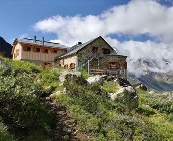 Auf dem Weg zur Rüsselsheimer Hütte