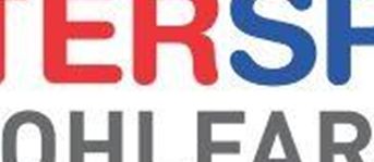 The image shows the logo of INTERSPORT Wohlfarter. It consists of red and blue inscriptions on a white background.