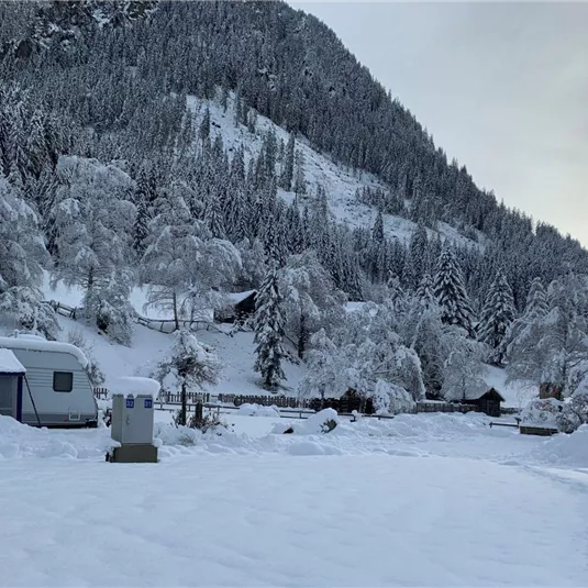 Mountain Camp Winter