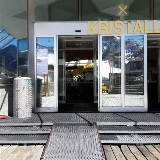 Rampe zum Gletscher Restaurant
