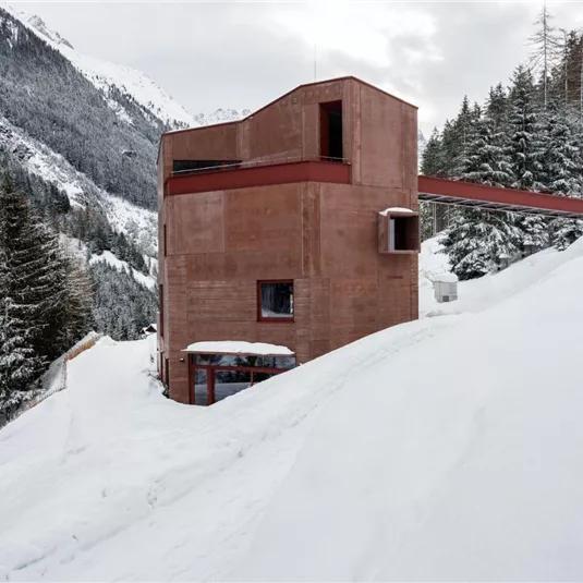 Tiroler Steinbockzentrum im Winter