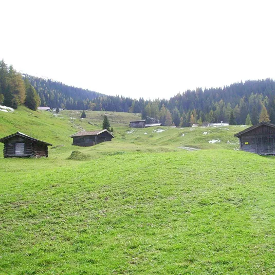 Hütten für die Heu Lagerung