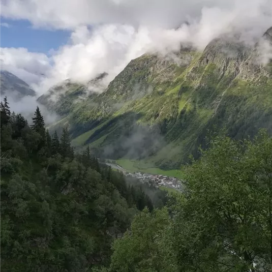 Auf dem Weg zur Rüsselsheimer Hütte