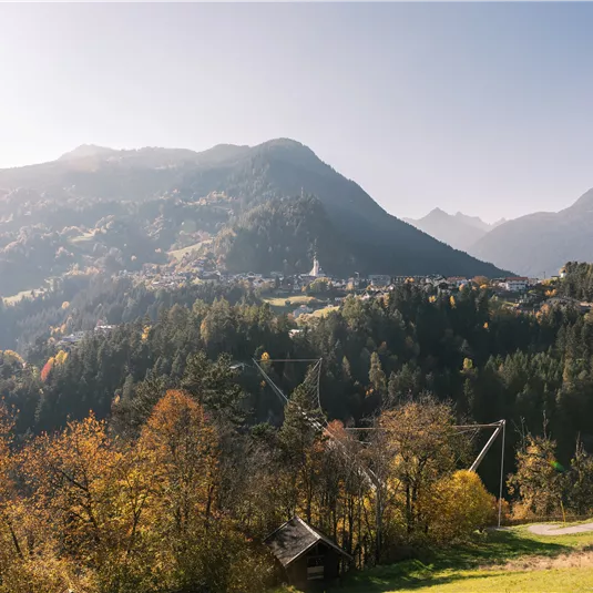 Benni Raich Bridge in autumn
