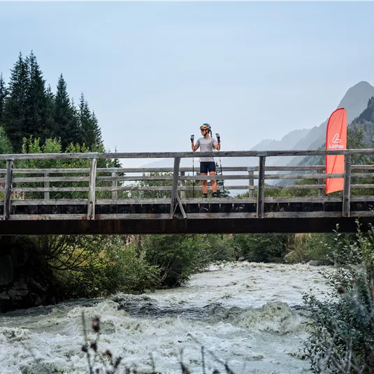 Die Ski-Rollerstrecke in Mandarfen