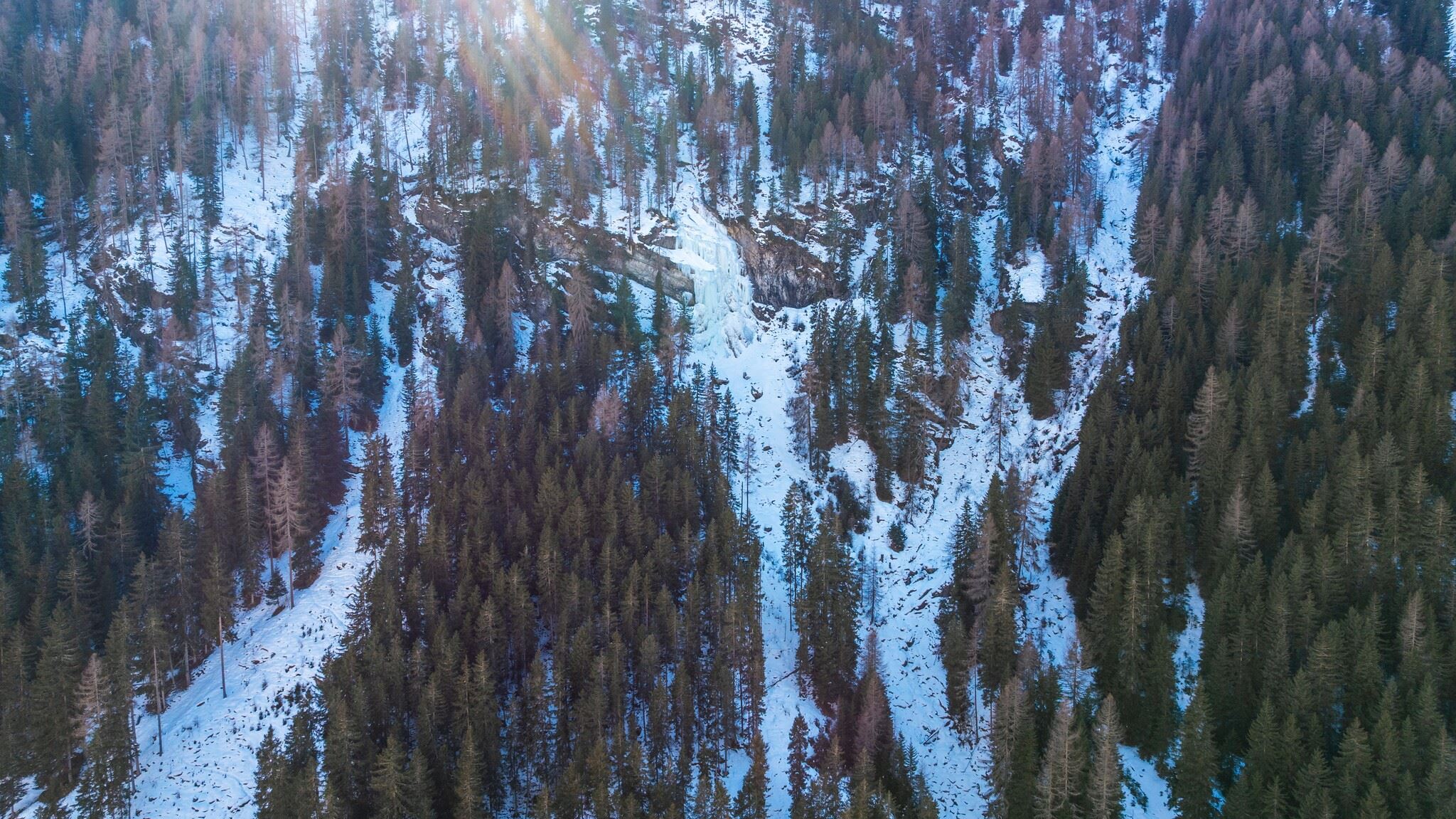 Eisklettern Fallebach