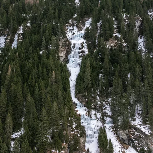 Eisklettern Luibisfall