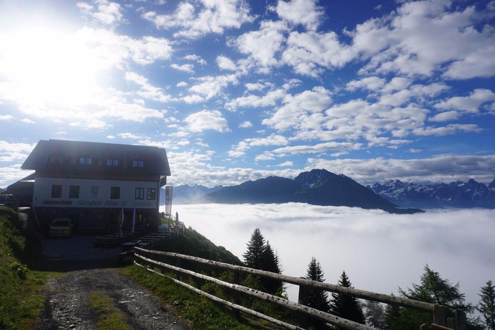 Wanderung vom Piller Moor zur Gogles Alm