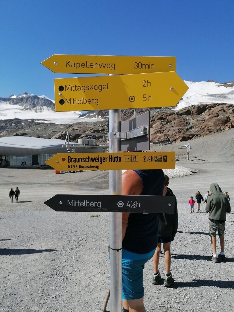 Über den Gletscher zur Braunschweiger Hütte
