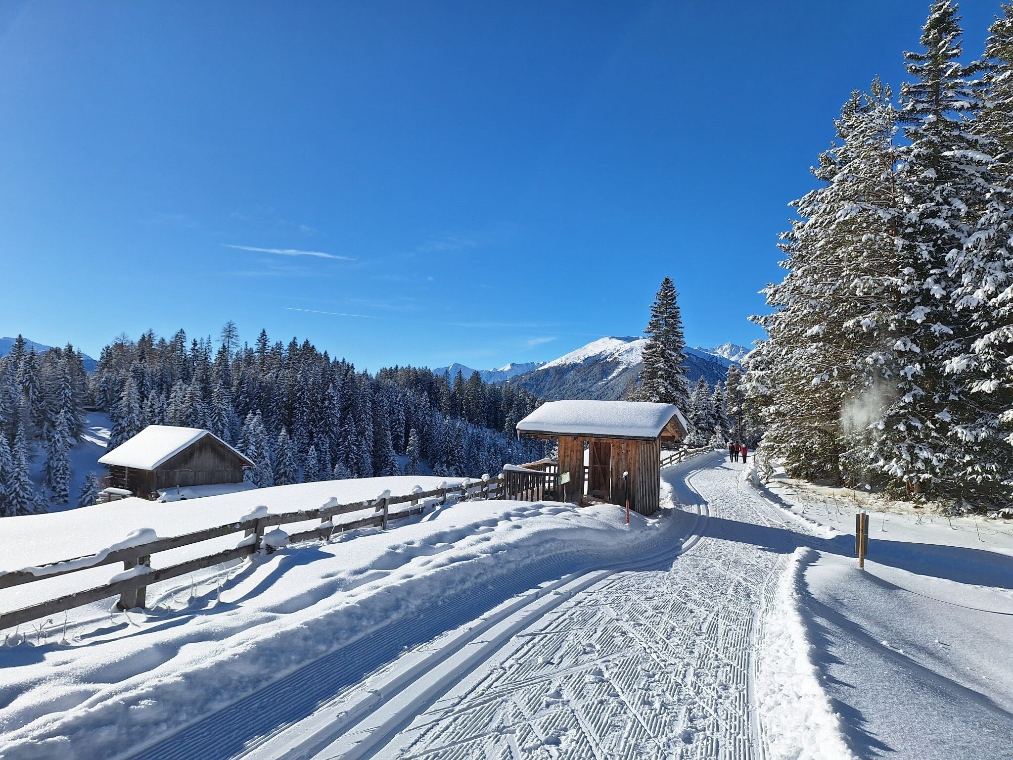 Langlaufen am Gachenblick