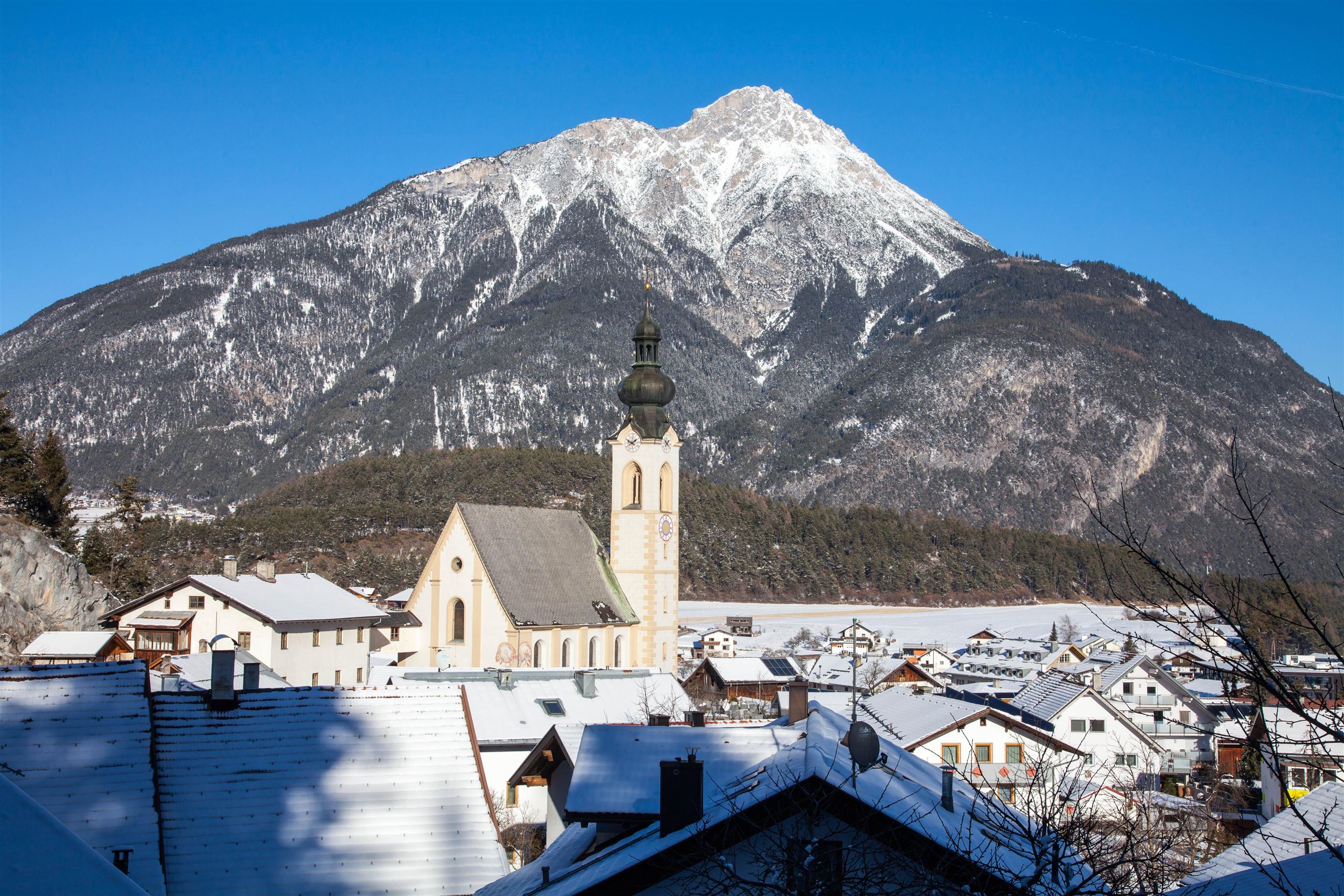 Ortaansicht Arzl im Pitztal