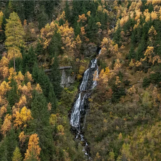 Söllbergwasserfall im Herbst