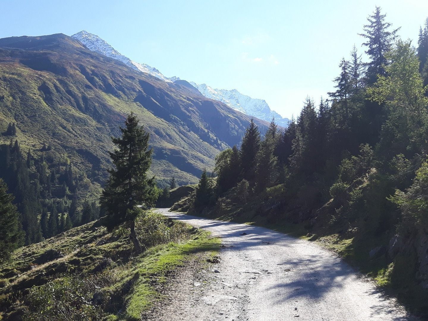 Swisstrac Wanderung zur Taschachalm