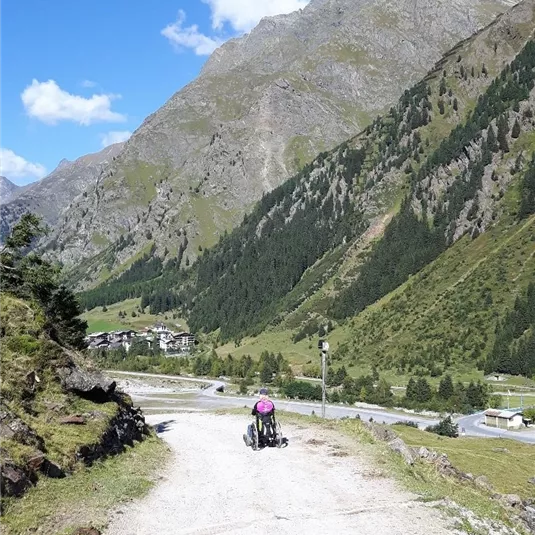 Swisstrac Wanderung zur Taschachalm