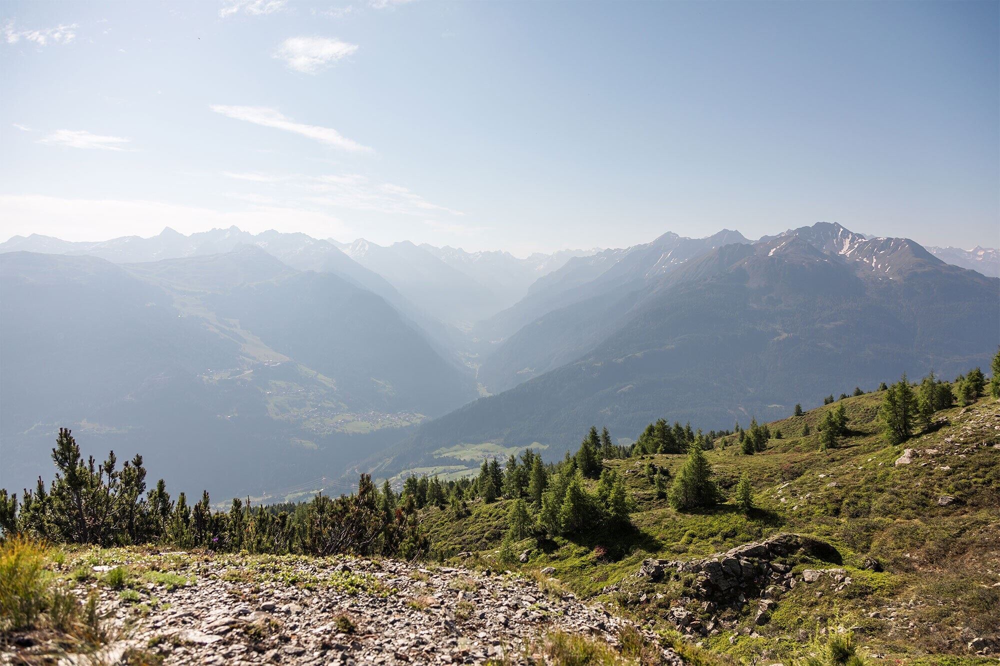 Venet-Rundwanderweg - Blick nach Jerzens