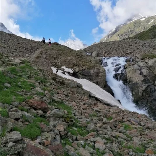 Wasserfall Richtung Plodersee