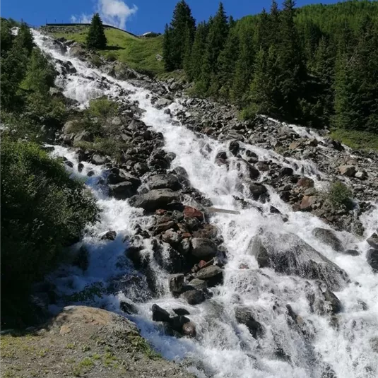 Wasserfall Richtung Plodersee