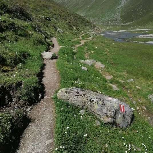 Weg Richtung Plodersee